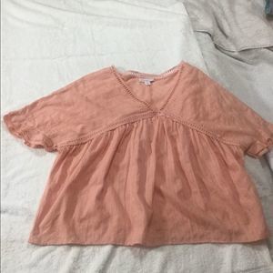 JW Style Raglan Sleeve Empire Peasant Top